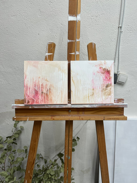 F268 acrílico sobre tabla 20x20cm (x2)