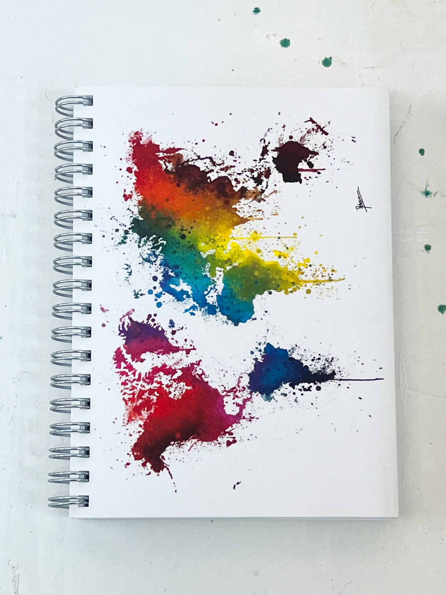 Libreta A6 - Mapamundi