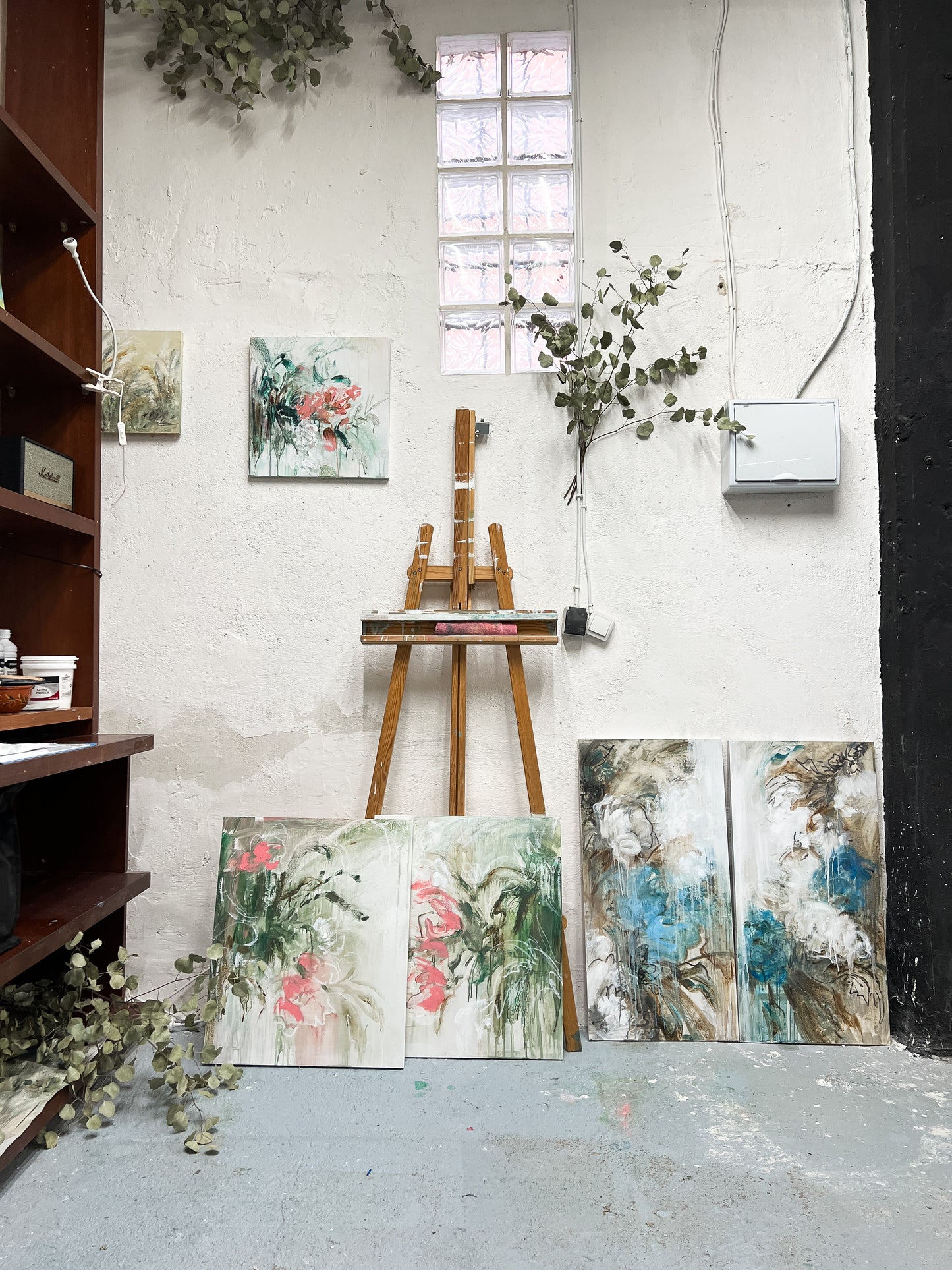 F272 acrílico y óleo sobre tabla 80x40cm (x2)