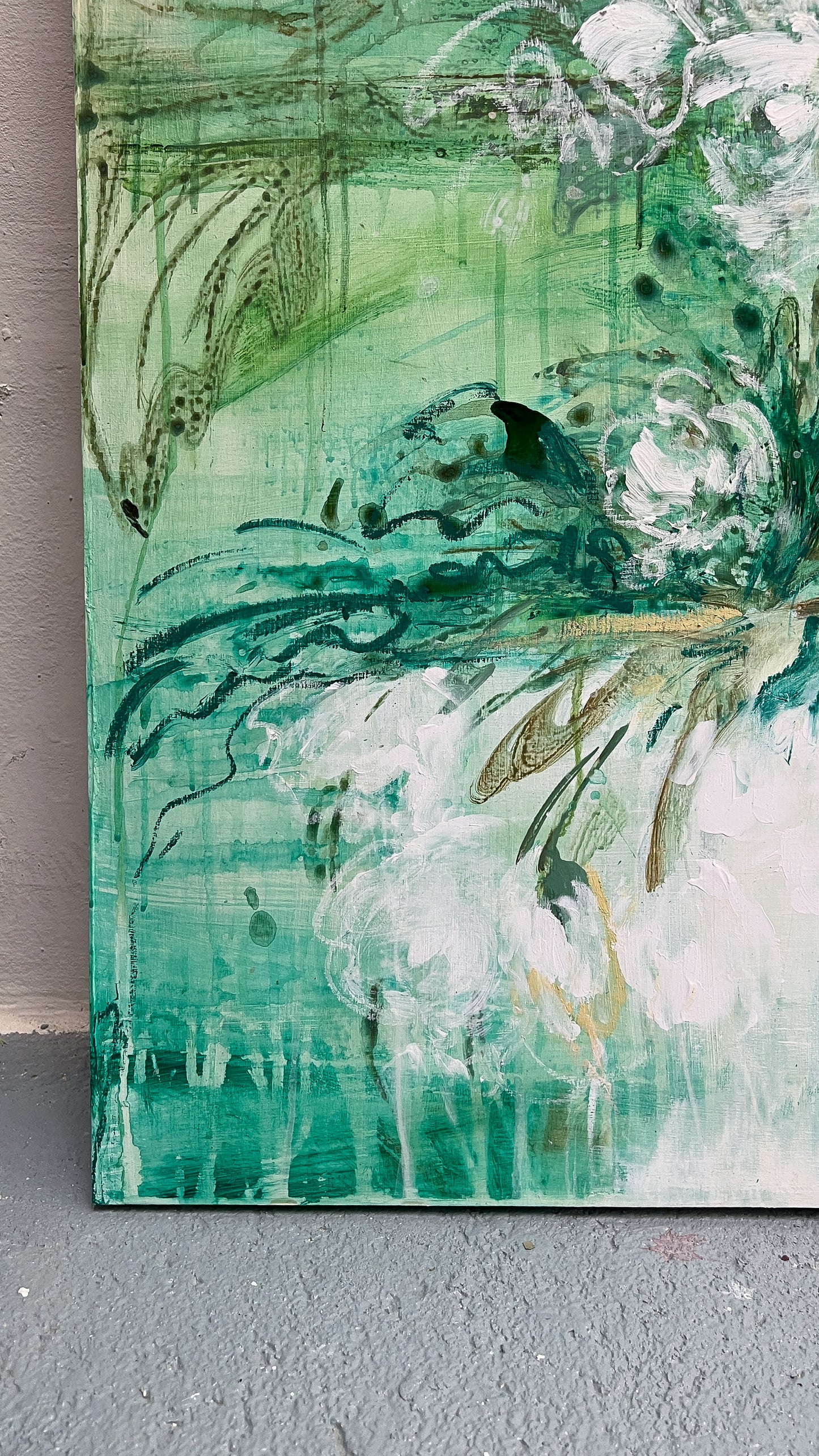 F273 técnica mixta sobre tabla 100x100 cm