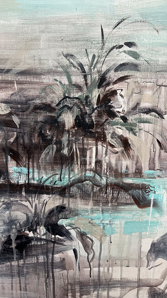 F266 acrílico sobre tabla 81x100 cm