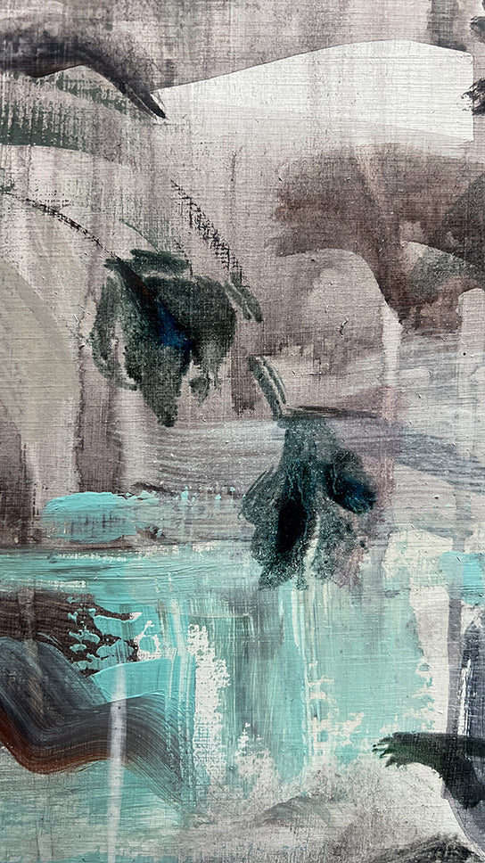 F266 acrílico sobre tabla 81x100 cm