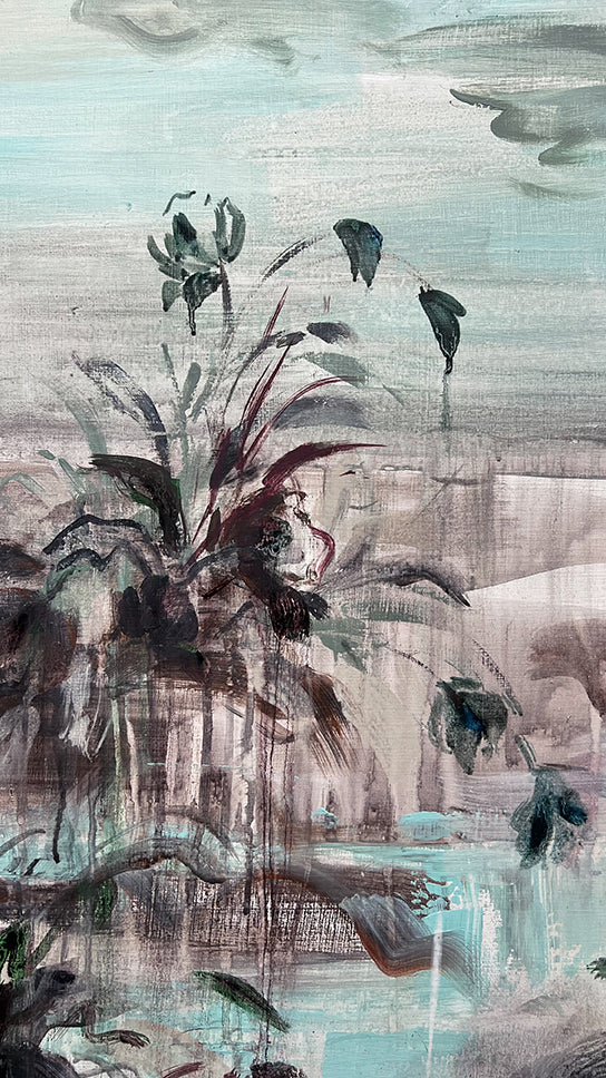 F266 acrílico sobre tabla 81x100 cm