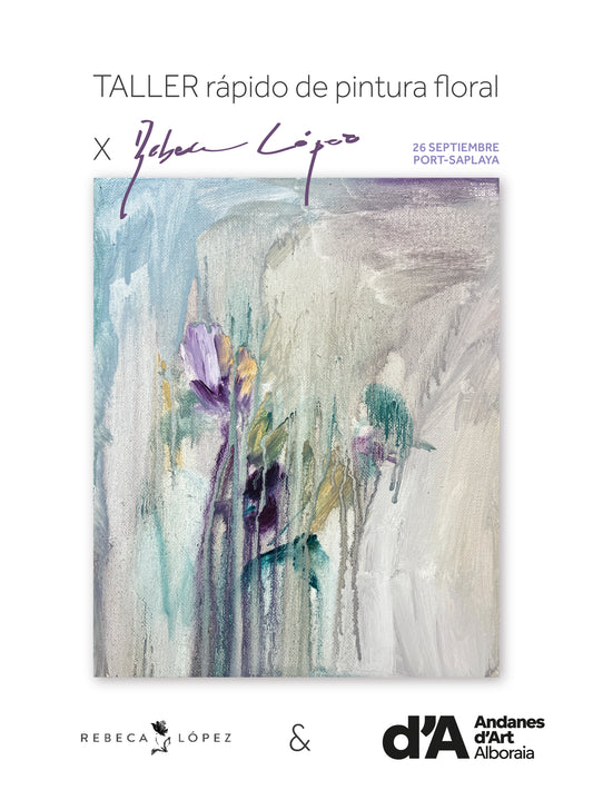 TALLER rápido de pintura floral