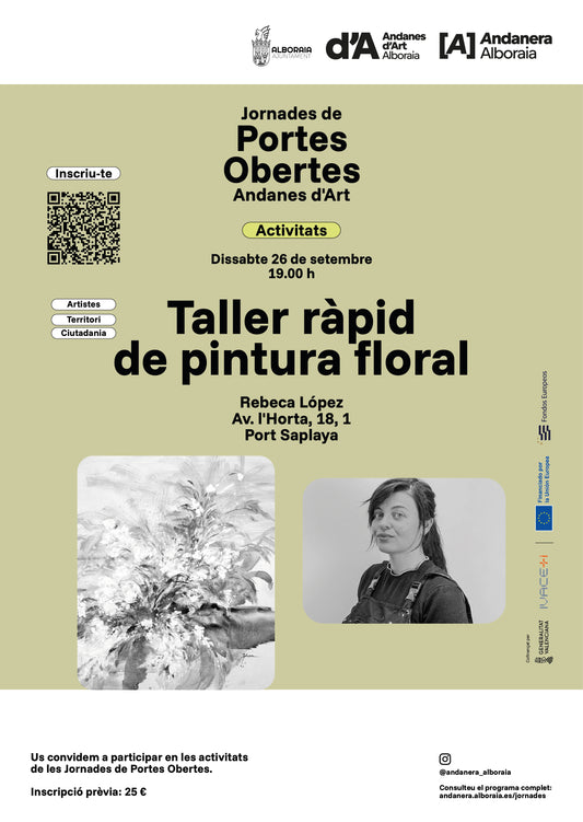 TALLER rápido de pintura floral