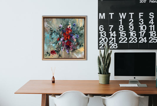 F167 Óleo sobre tabla 40x40cm