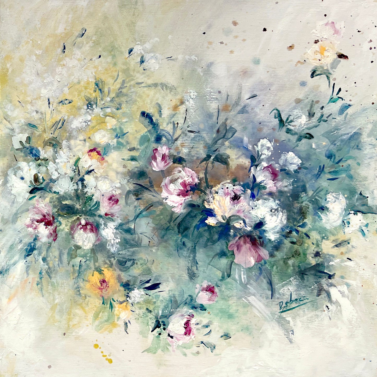 F229 óleo sobre tabla 40x40 cm (x2)