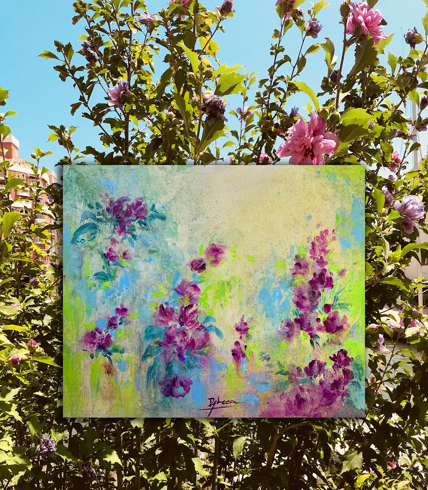 F242 Acrílico sobre tabla 27x31 cm