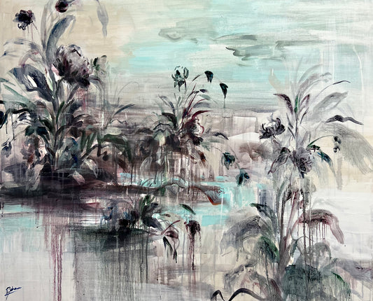 F266 acrílico sobre tabla 81x100 cm