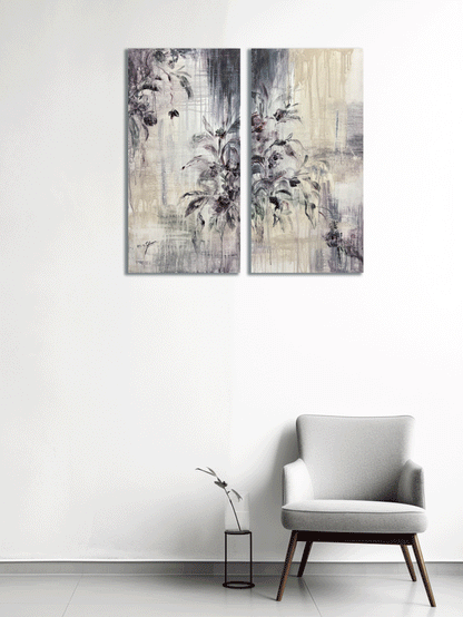 F267 óleo sobre tabla 80x40cm (x2)