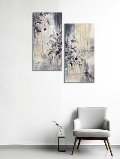 F267 óleo sobre tabla 80x40cm (x2)