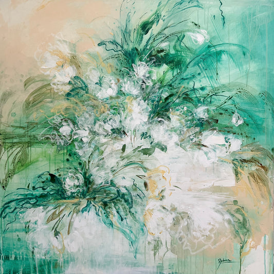 F273 técnica mixta sobre tabla 100x100 cm