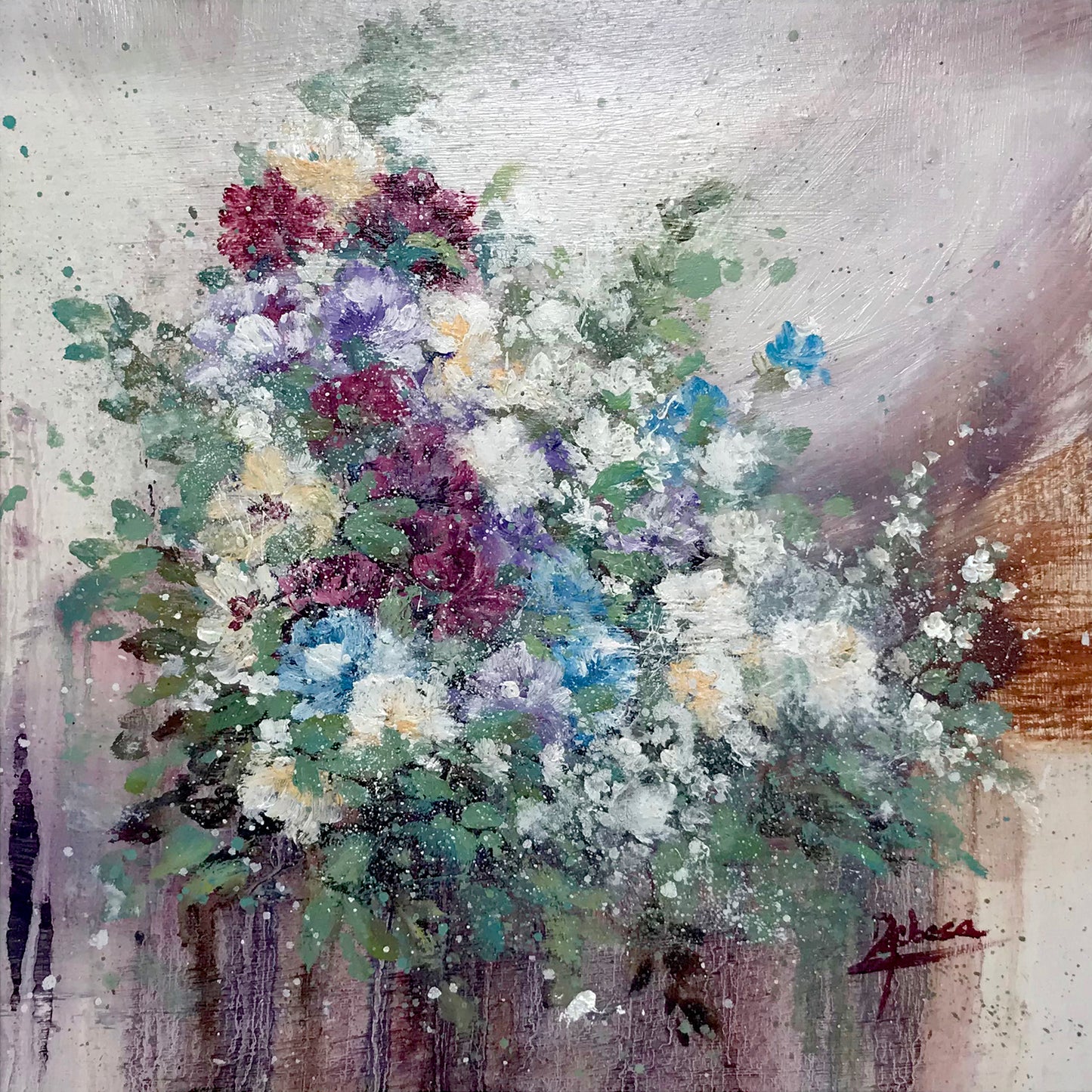 F86 Óleo sobre tabla 30x30cm