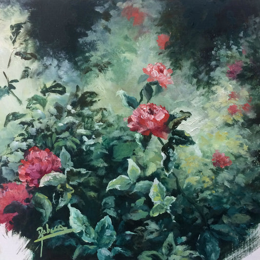 F99 Óleo sobre tabla 30x30cm