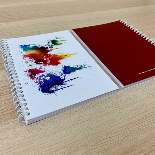 Libreta A5 - Mapamundi