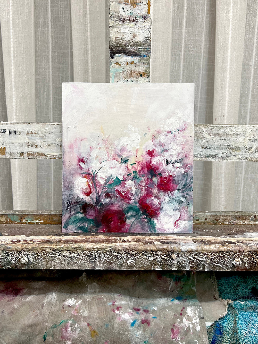 F238 Técnica mixta sobre tabla 19x22cm