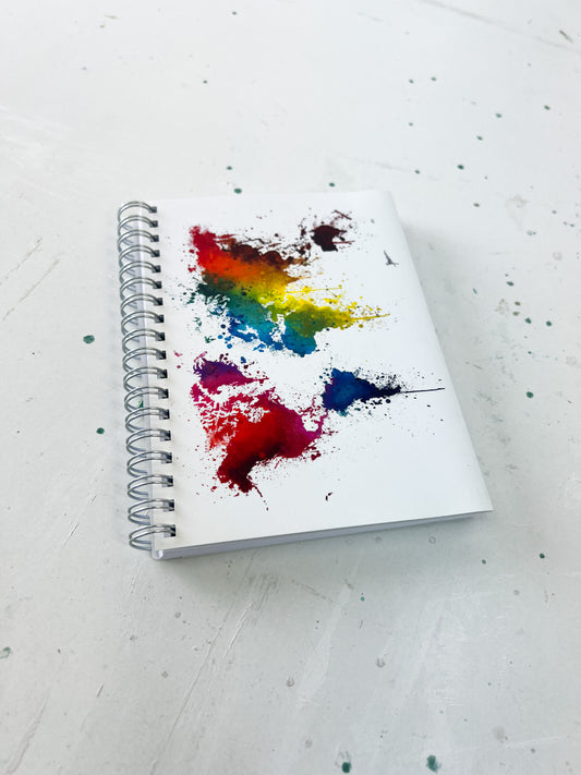 Libreta A6 - Mapamundi