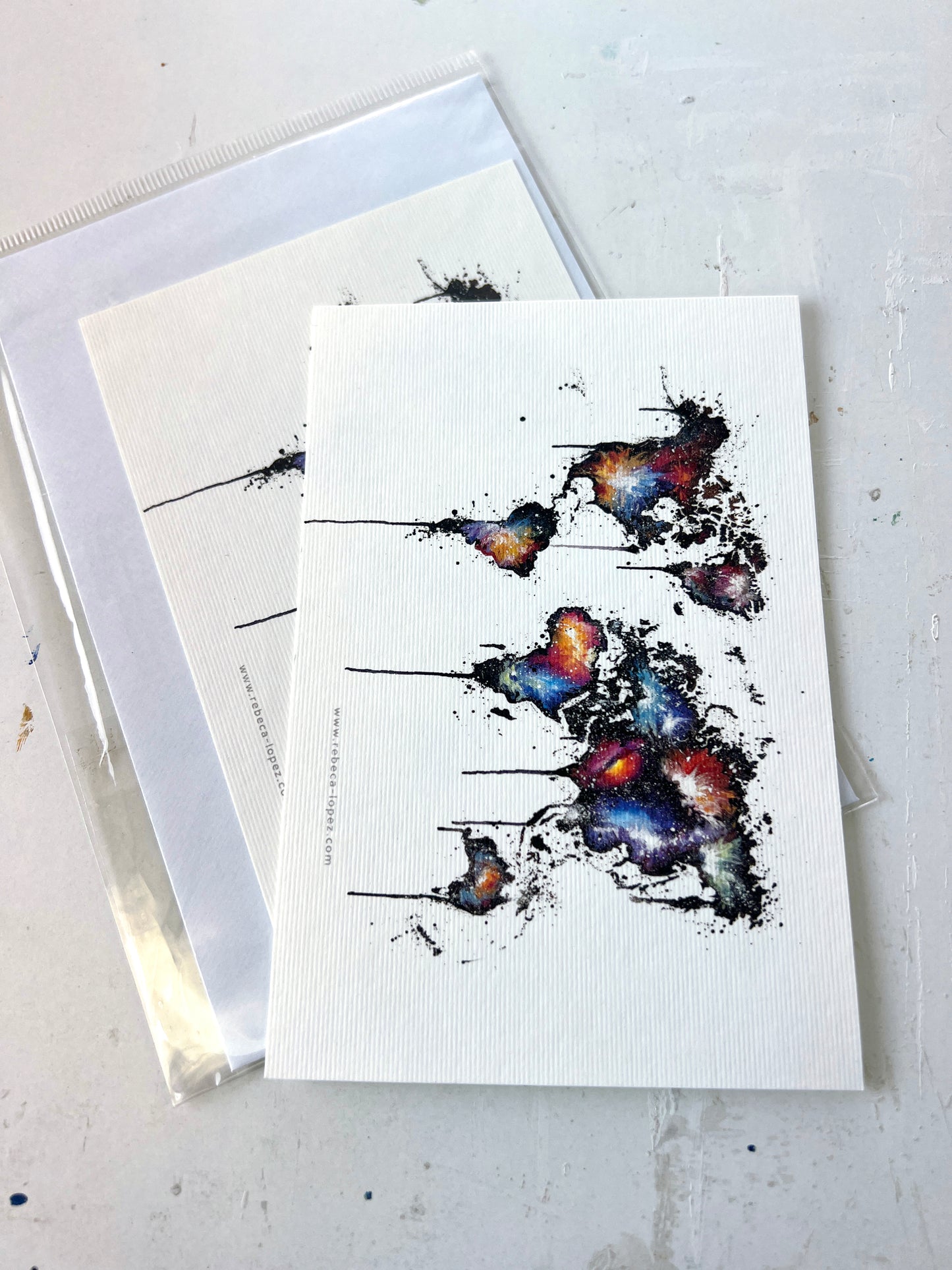 Postal 10x15cm - Mapamundi Universo