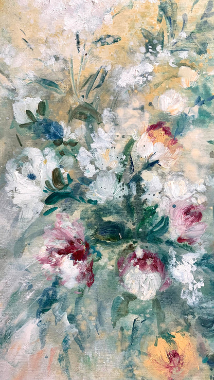 F229 óleo sobre tabla 40x40 cm (x2)