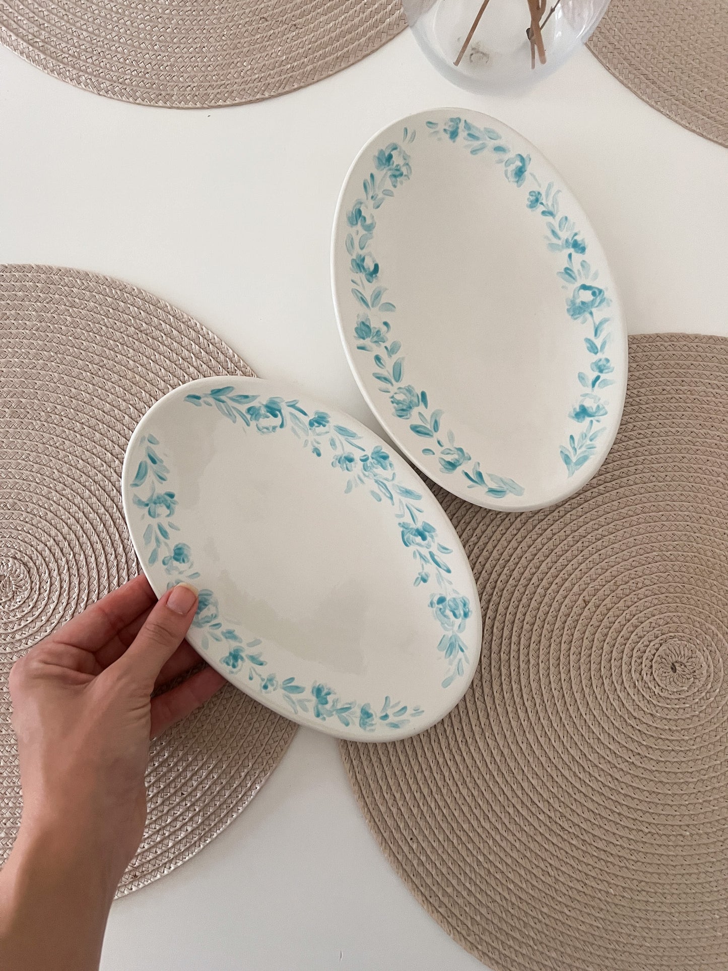 AZUL CIELO - Set 2 piezas