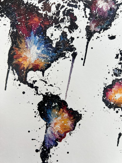 Lámina Mapamundi Universo