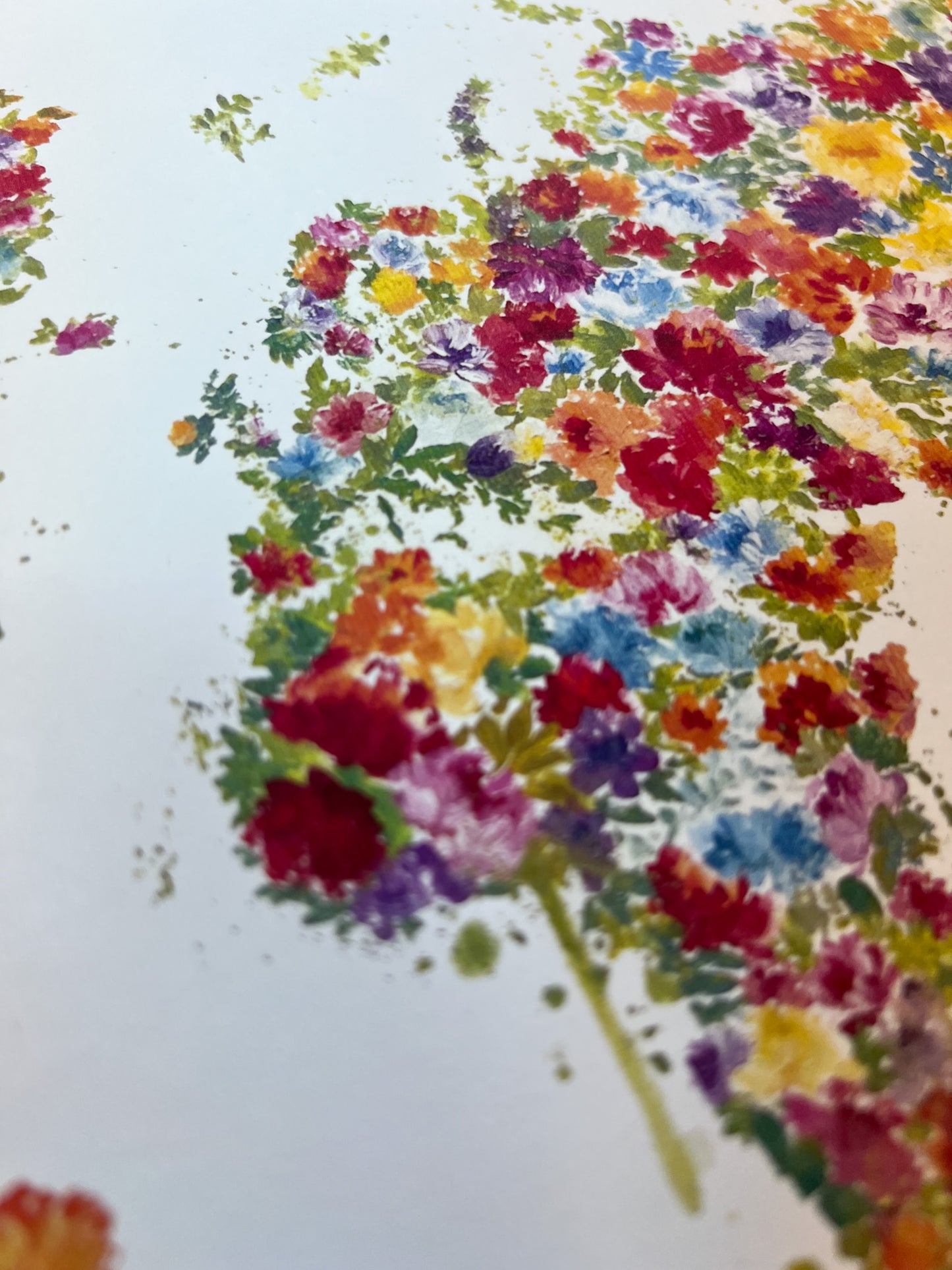 Lámina Mapamundi Flor Amarilla