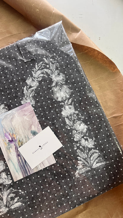 BOLSO + INICIAL PINTADA A MANO