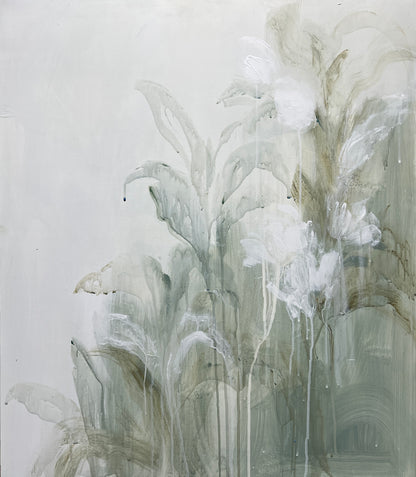 OBRA ORIGINAL FLORAL – Díptico - F288, acrílico sobre lino, 78x68 cm (x2)
