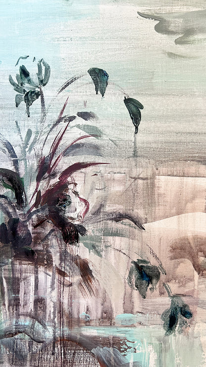 F266 acrílico sobre tabla 81x100 cm