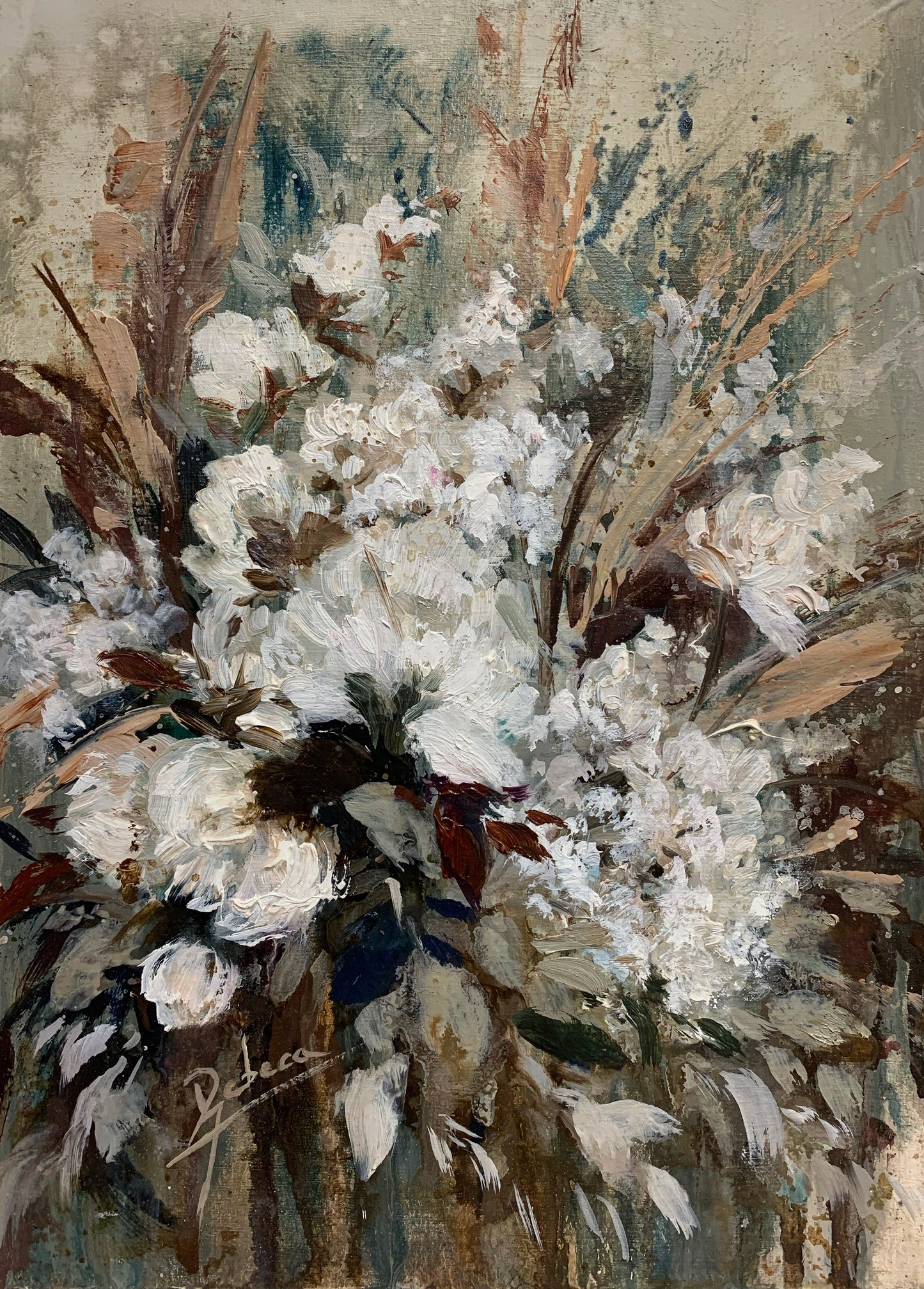 RAMO NOVIA - tabla 27x21 cm