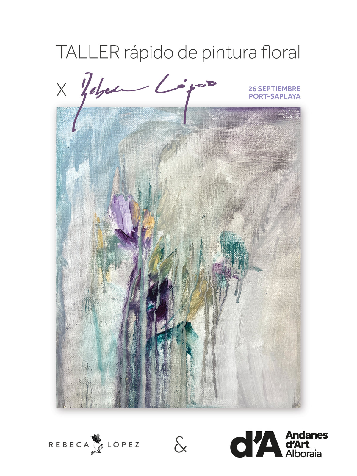TALLER rápido de pintura floral