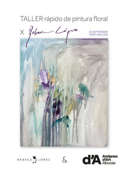 TALLER rápido de pintura floral