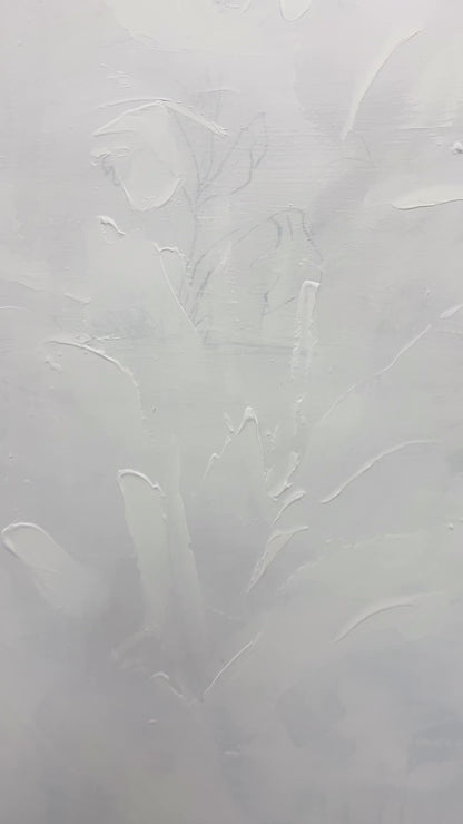 FLOR DE MAR 01, acrílico y óleo sobre tabla 150x120cm